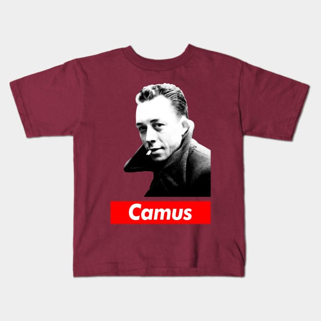 Camus Kids T-Shirt by DankFutura